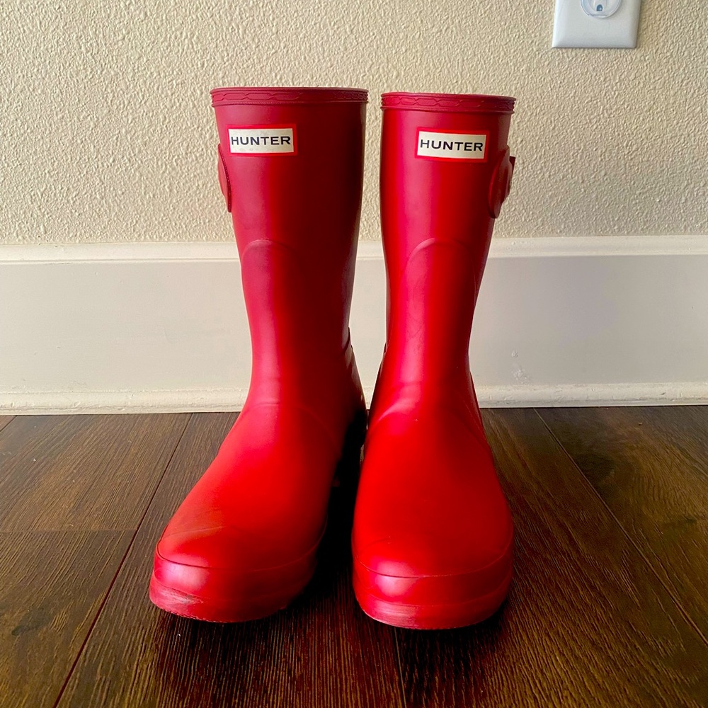 Hunter rain boots short